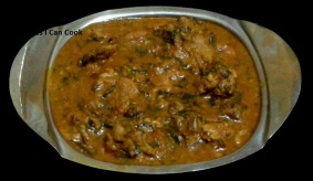 Palak Gosht Spinach Lamb Gravy Indian Mutton Curry Palak Meat